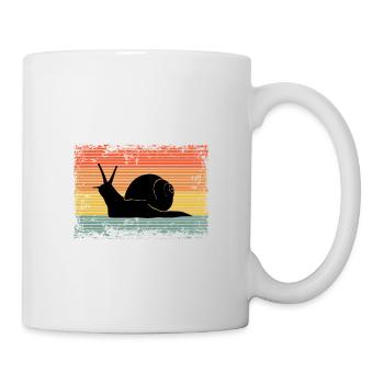 Vintage Snail Gift Idea - Mug - white - Right