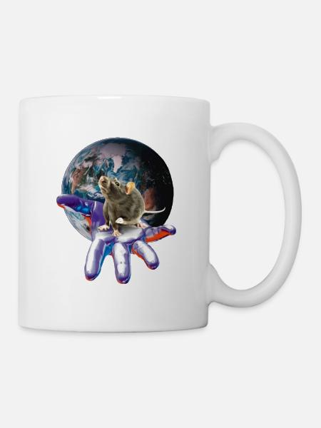 Ratte - Tasse - Weiß