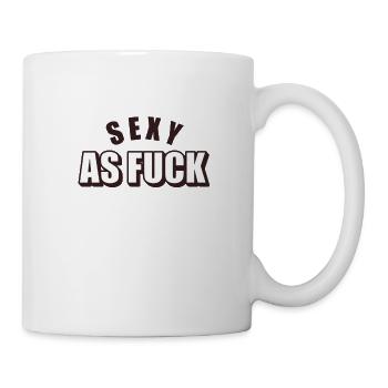 Sexy AF - Sexy As Fuck - Tasse - Weiß - Rechts