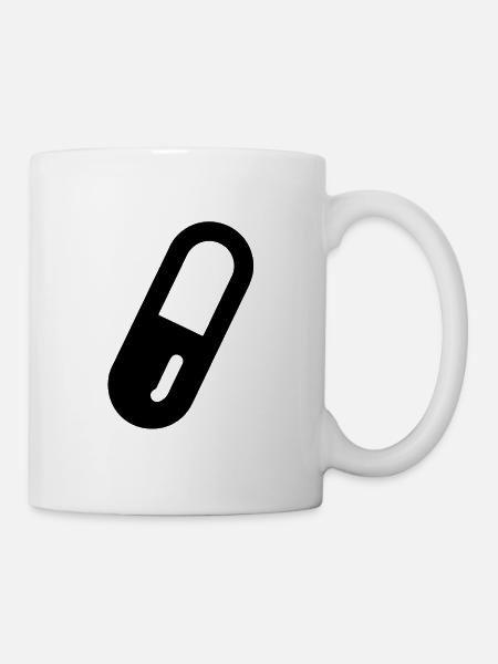 Médicament pilule - Mug blanc - blanc