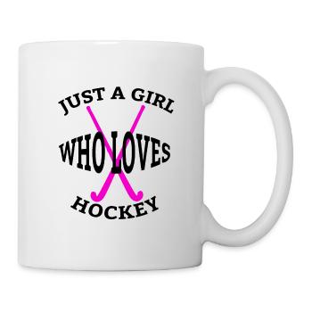 Women's hockey hockey player hockey - Mug - white - Right