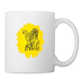 Guépard - Mug blanc - blanc - Droite