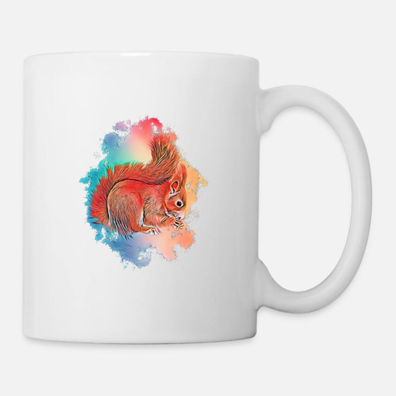 Écureuils - Mug blanc - blanc