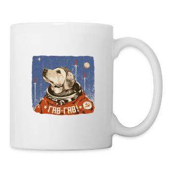 Wauwau Laika cadeau chien de l’URSS URSS Russie - Mug blanc - blanc - Droite