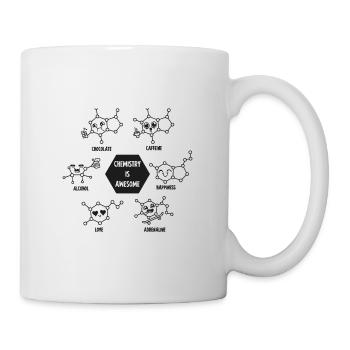 Chemistry is awesome Geschenk Science - Mug blanc - blanc - Droite