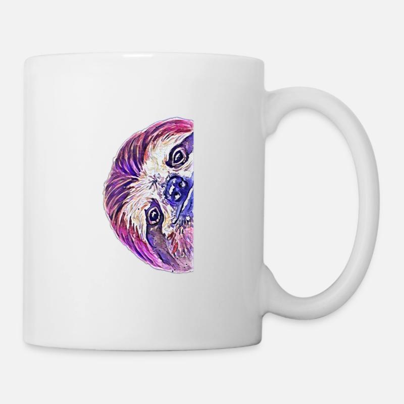 Faultier - Tasse - Weiß