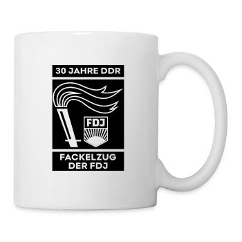 Marche aux flambeaux de la FDJ Pioner URSS Lenin - Mug blanc - blanc - Droite