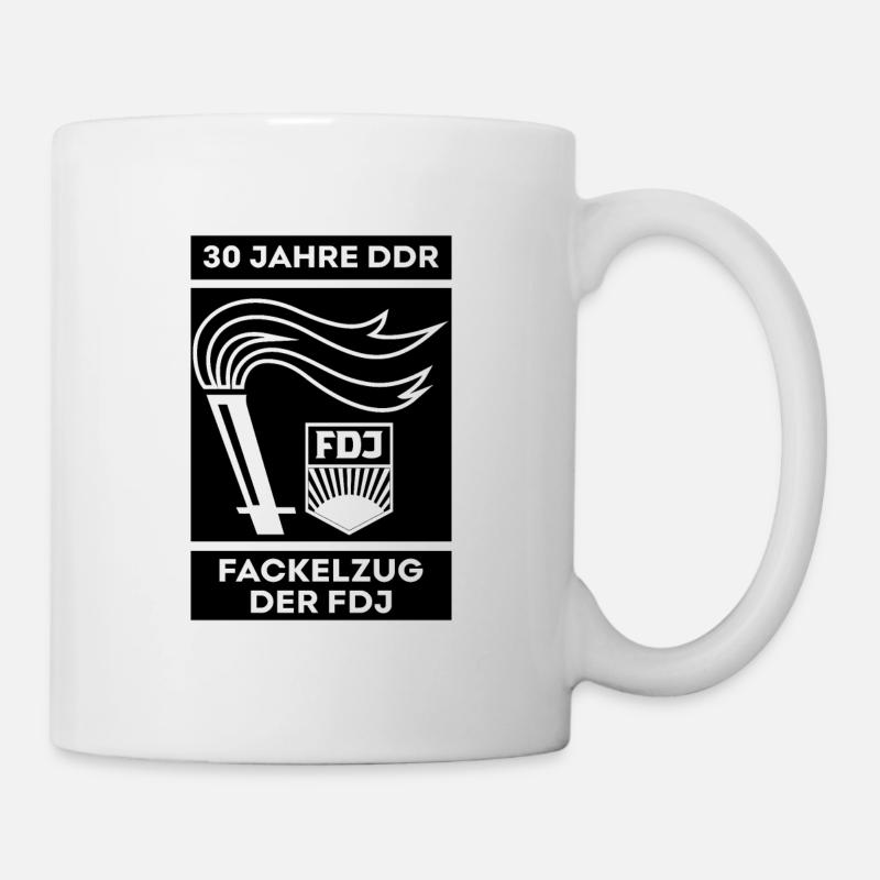 Fiaccolata processione del FDJ Pioner URSS Lenin - Tazza - bianco