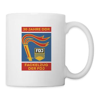 Torchlight procession of the FDJ Pioner USSR Lenin - Mug - white - Right