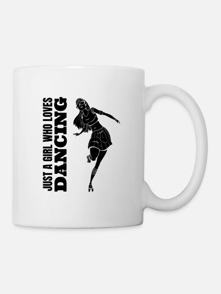 Danseur danse femme danse sport fille cadeau - Mug blanc - blanc
