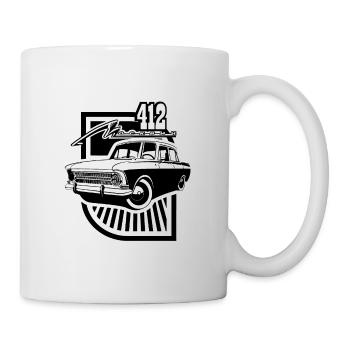 Moskvich Russland Saporoshez Auto Autoliebhaber - Tasse - Weiß - Rechts