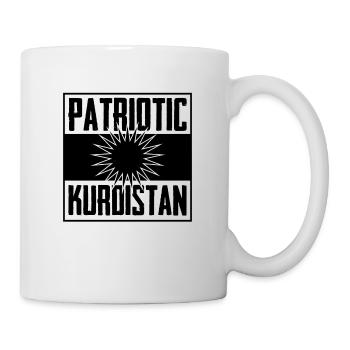Patriotic Kurdistan Geschenk Kurde Kurdisch Heimat - Tasse - Weiß - Rechts