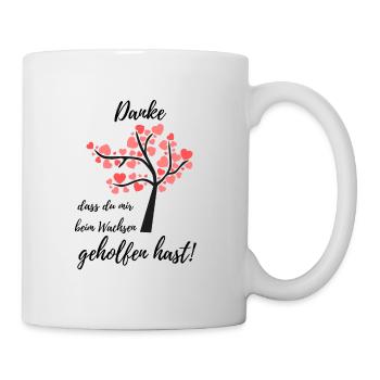 Erzieherin Tagesmutter Geschenk Abschiedsgeschenk - Tasse - Weiß - Rechts