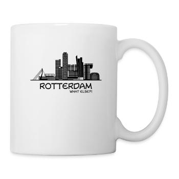 Rotterdam Niederlande Holland Skyline Geschenk - Tasse - Weiß - Rechts
