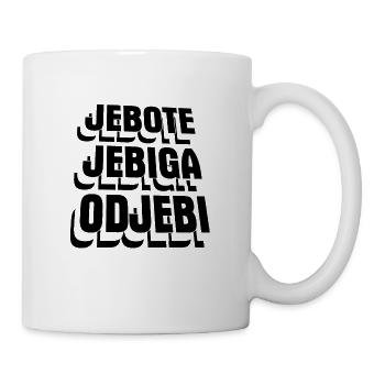 Jebiga Geschenk SFRJ Balkan Jugo Jugoslawien - Tasse - Weiß - Rechts