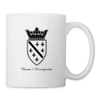 Wappen bosnia i gercegovina Geschenk Sarajevo - Tasse - Weiß - Rechts
