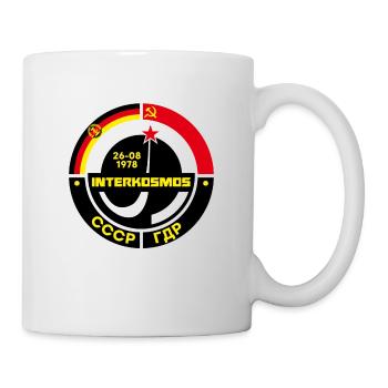 Interkosmos Geschenk DDR Ossi Ostdeutschland - Tasse - Weiß - Rechts