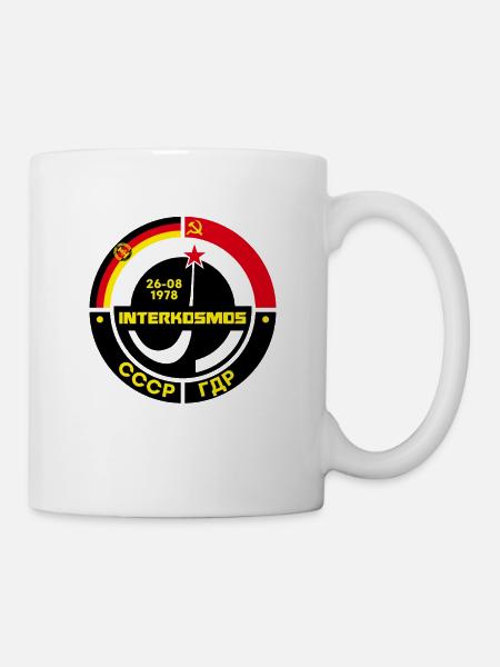 Interkosmos Geschenk DDR Ossi Ostdeutschland - Tasse - Weiß