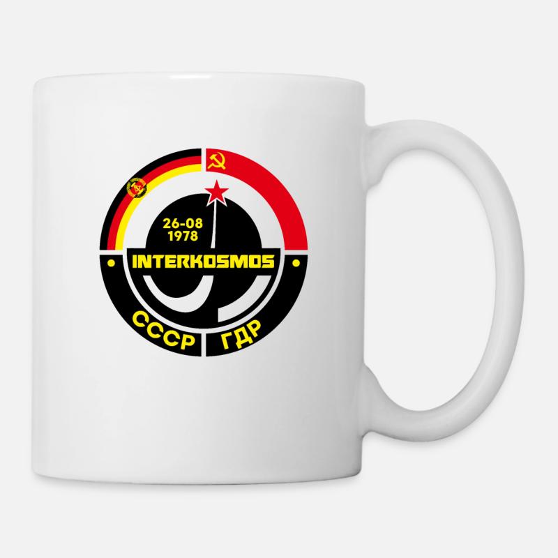 Interkosmos Geschenk DDR Ossi Ostdeutschland - Tasse - Weiß