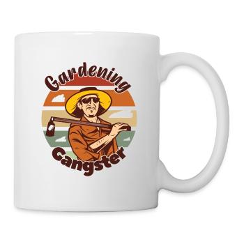 Gardening gangster funny, Flowers, Gangster - Mug blanc - blanc - Droite