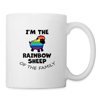 I'm the rainbow sheep of the family LGBT Geschenk - Mug blanc - blanc - Droite