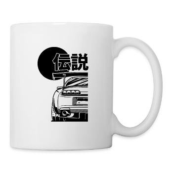 A80 silhouette cadeau JDM Motorsport Japon - Mug blanc - blanc - Droite