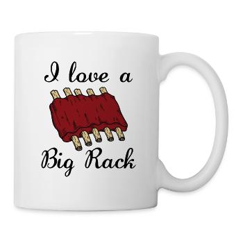 I Love A Big Rack - Mug - white - Right