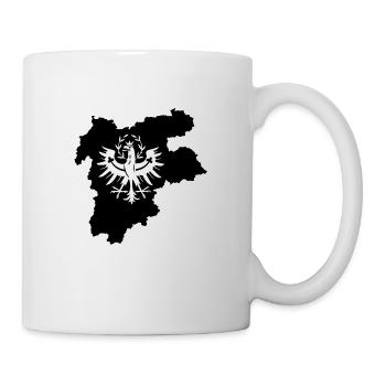Map Dialect Tyrolean Coat of Arms Eagle Gift - Mug - white - Right