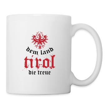 À l’état du tyrol le don fidèle des armoiries du dialecte - Mug blanc - blanc - Droite