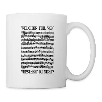 Music Notes Composer Musician Musical Instrument - Tasse - Weiß - Rechts