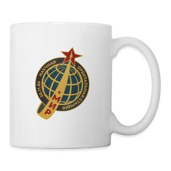 Mir orbital station cadeau Spoutnik Russie - Mug blanc - blanc - Droite