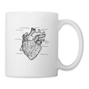 Anatomical Heart Medicine - Mug - white - Right