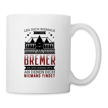 Bremen - Bremer - Tasse - Weiß - Rechts