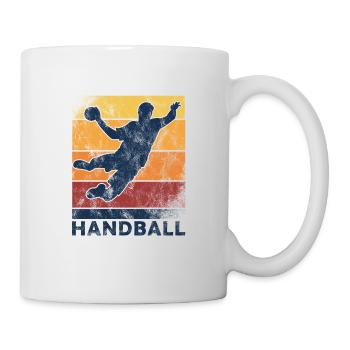 Handball Design für Handballspieler und Handballer - Tasse - Weiß - Rechts