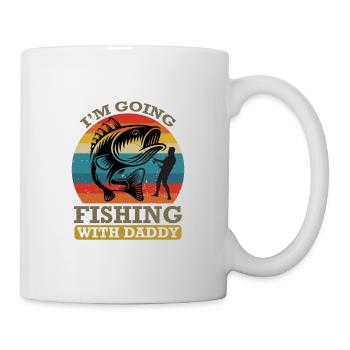 Fishing Quote I M Going Fishing With Daddy - Mug - white - Right