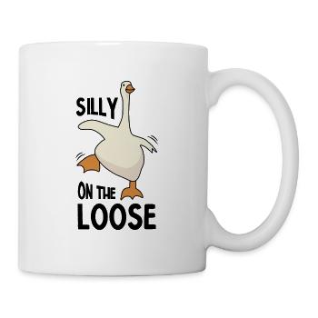 Dumme Gans - Tasse - Weiß - Rechts