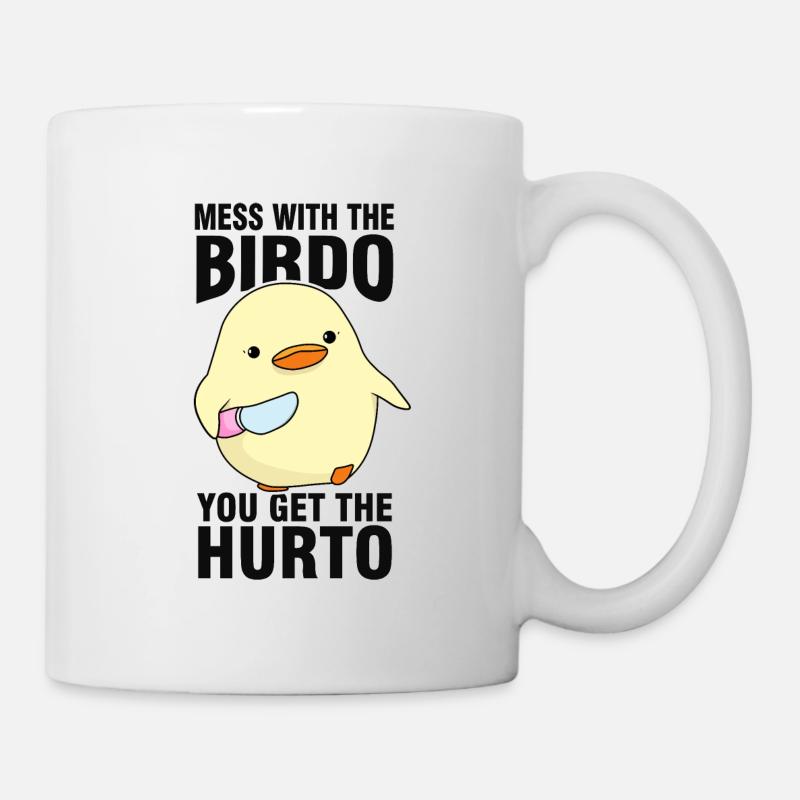 Vogel Meme - Tasse - Weiß
