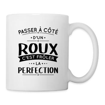 Roux - Frôler la perfection - Mug blanc - blanc - Droite