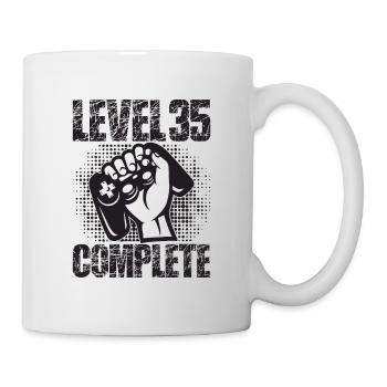 Level 35 Complete Birthday Gift 35 Years - Mug - white - Right