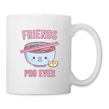 Cute Friends Pho Ever Pun - Mug - white - Right