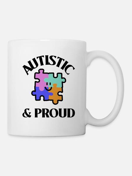 Autiste et fier - Mug blanc - blanc