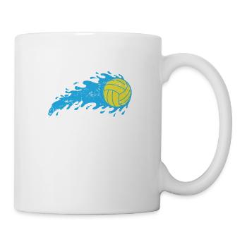 Wasserball Mannschaft Ballsport Hobby - Tasse - Weiß - Rechts