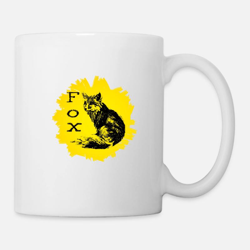 Fuchs - Tasse - Weiß