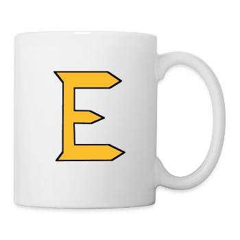 E - Just a letter! - by YoshiArt - Mug - white - Right