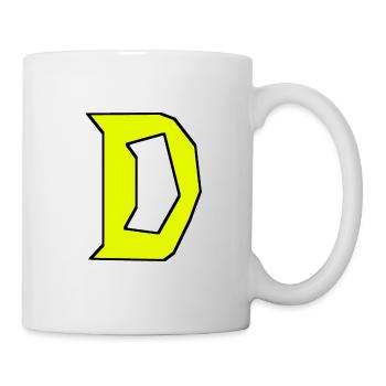 D - Just a letter! - by YoshiArt - Mug - white - Right