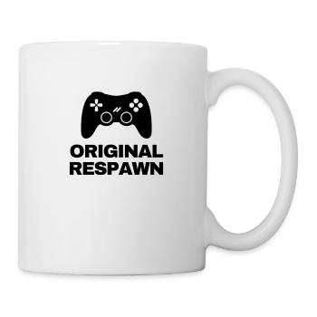 Original Respawn Gaming Spruch für Mutter Vater - Tasse - Weiß - Rechts