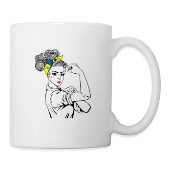 Ukraine Girl Unstoppable - Mug - white - Right