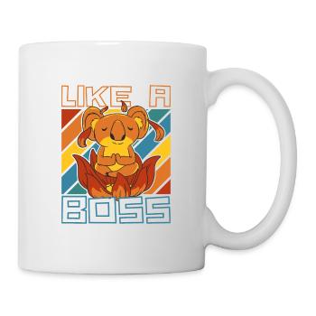 Like a Boss - Meditating Koala Bear Saying - Mug - white - Right