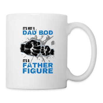 Papa Bod Fier Papa Disant avec Fist Bump - Mug blanc - blanc - Droite