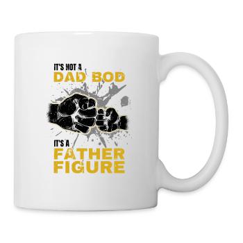 Papa Bod Fier Papa Disant avec Fist Bump - Mug blanc - blanc - Droite
